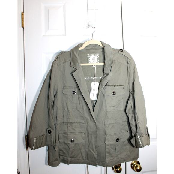 Good Hart by Matilda Jane Green Austin Cargo Jacket sz XL NEW - Picture 2 of 5
